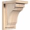 Ekena Millwork Pescadero Smooth Corbel w/Backplate, Douglas Fir, 7 1/2"W x 8"D x 12"H COR08X08X12PEC01SDF - alternate 1